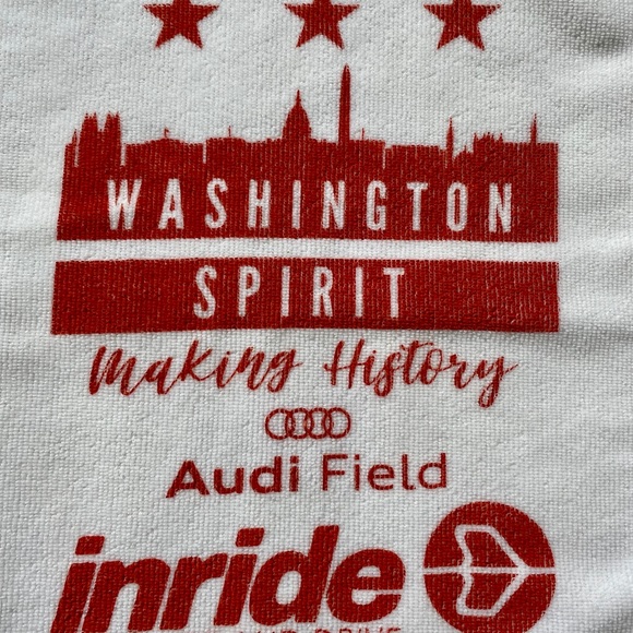 Washington Spirit Audi Field Hand Towel SGA - Picture 3 of 8